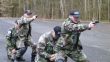 Vojensk policajti cviili ochranu a sprevdzanie urench osb