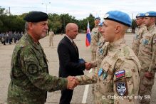Generl Maxim ocenil vojakov z misie UNFICYP