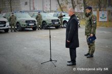Vojensk policajti dostali 21 novch automobilov